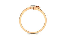 18k Ring Solid Rose Gold Ladies Jewelry Elegant Simple Band CGR77R - Royal Dubai Jewellers