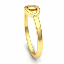 22k Ring Solid Yellow Gold Ladies Jewelry Elegant Simple Eye Design CGR62 - Royal Dubai Jewellers