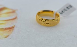 21K Solid Gold Designer Band R8379 - Royal Dubai Jewellers