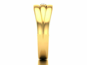 22k Solid Yellow Gold Unisex Jewelry Elegant Designer Band CGR86 - Royal Dubai Jewellers