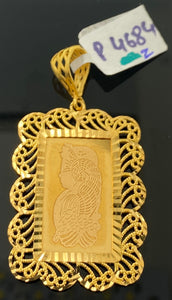21K Solid Gold Turkish Pendant P4684z - Royal Dubai Jewellers