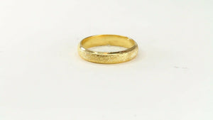 22k Ring Solid Gold ELEGANT Charm Men Simple Band SIZE 12 "RESIZABLE" r2508 - Royal Dubai Jewellers
