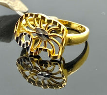 22k Ring Solid Gold Children Jewelry Simple Geometric Elephant Design R2181z - Royal Dubai Jewellers