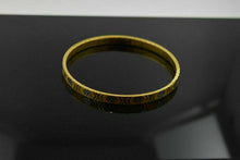 CUSTOM Handmade 22K SOLID GOLD BANGLE BRACELETS BRACELET Cuff pick your size - Royal Dubai Jewellers