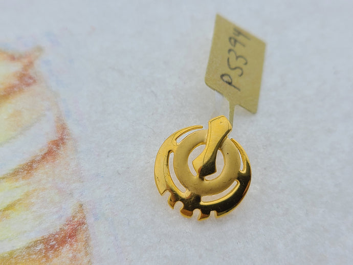 22K Solid Gold Religious Khanda Pendant P5394 - Royal Dubai Jewellers