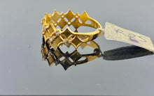 22k Ring Solid Gold ELEGANT Charm Ladies Band SIZE 7.5 "RESIZABLE" r2539mon - Royal Dubai Jewellers