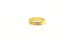 22k Ring Solid Gold ELEGANT Charm Ladies Simple Band SIZE 7.5 "RESIZABLE" r2305 - Royal Dubai Jewellers