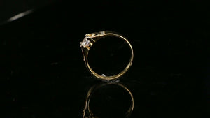 22k Ring Solid Gold ELEGANT Charm Ladies Band SIZE 7.75 "RESIZABLE" r2920mon - Royal Dubai Jewellers