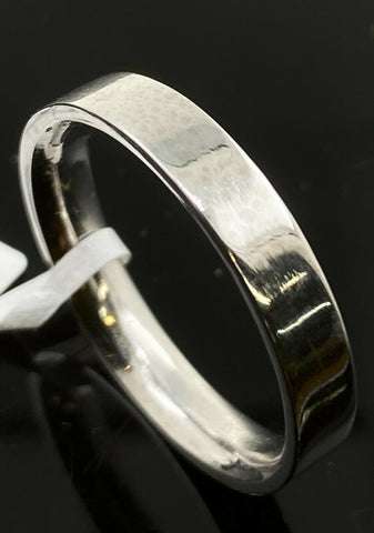 18k Ring Solid Gold Simple High Polished Plain Unisex Band R1707 - Royal Dubai Jewellers