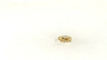 22k Pendant Solid Gold ELEGANT Simple Diamond Cut Floral Pendant P4117mon - Royal Dubai Jewellers