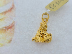 22K Solid Gold Lord Krishan Pendant P5308 - Royal Dubai Jewellers
