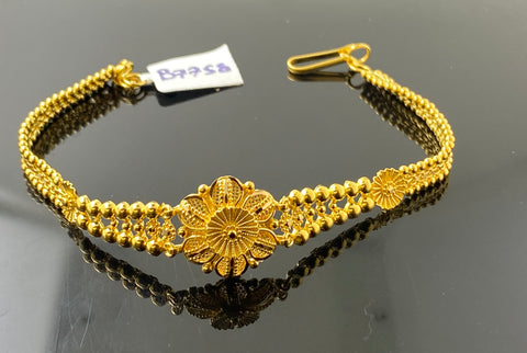 22K Solid Gold Filigree Bracelet B7758 - Royal Dubai Jewellers