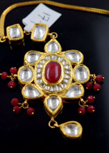 22k 22ct Yellow Gold ELEGANT KUNDAN RUBY STONE MANG TIKKA TIKA BRIDAL WOMAN T7 - Royal Dubai Jewellers
