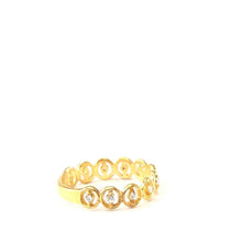 22k Ring Solid Gold ELEGANT Charm Ladies Simple Ring SIZE 7.5 "RESIZABLE" r2086 - Royal Dubai Jewellers