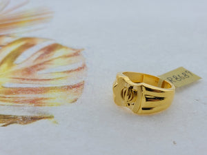 22K Solid Gold Men's Religious Ring R8689 - Royal Dubai Jewellers