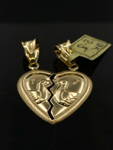 18k Solid Gold Love Birds Pendant P3968 - Royal Dubai Jewellers