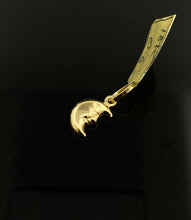18k Solid Gold Half Moon Pendant P3994 - Royal Dubai Jewellers