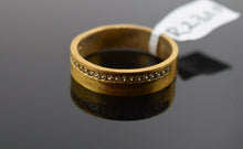22k Ring Solid Gold ELEGANT Charm Men Channel Band SIZE 9 "RESIZABLE" r2300 - Royal Dubai Jewellers