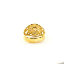 22k Rng Solid Gold Elegant Medieval Design Mens Ring Size R2039 mon - Royal Dubai Jewellers