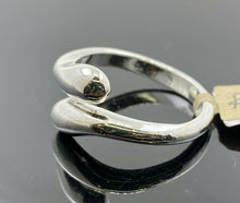 18k Ring Solid Gold ELEGANT Charm High Polish Overlapping Ladies Band r2115zz - Royal Dubai Jewellers