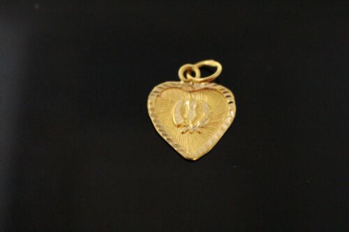 22k 22ct Solid Gold SIKH RELIGIOUS KHANDA ONKAR Pendant Diamond Cut p990 ns - Royal Dubai Jewellers