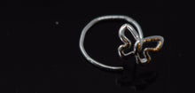 Authentic 18K White Gold Nose Ring Charm Design n009 - Royal Dubai Jewellers