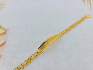 22K Solid Gold Children Bracelet CB1589 - Royal Dubai Jewellers