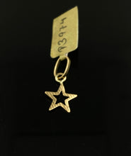 18k Solid Gold Star Pendant P3974 - Royal Dubai Jewellers