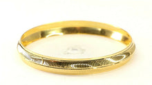 22k Bracelet Solid Gold Simple Charm Diamond Cut Men Design Size 2.75 inch B4214 - Royal Dubai Jewellers