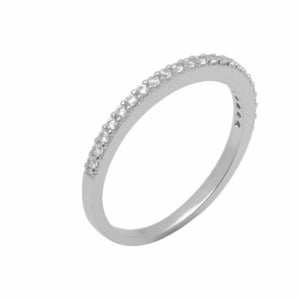 18k Solid Gold Fine Ladies Modern American Diamond Infinity Ring D2158v - Royal Dubai Jewellers