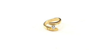 22k Ring Solid Gold ELEGANT Charm Ladies Tension Band SIZE 6 "RESIZABLE" r2449 - Royal Dubai Jewellers