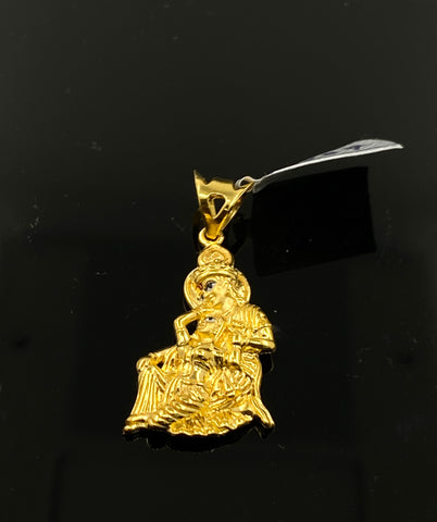 22K Solid Gold Hindu Idol Charm P4287 - Royal Dubai Jewellers