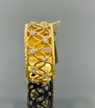 22k Ring Solid Gold ELEGANT Charm Ladies Band SIZE 8 "RESIZABLE" r2579mon - Royal Dubai Jewellers