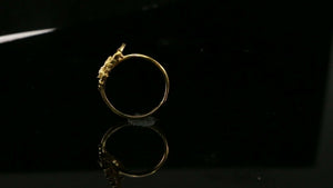22k Ring Solid Gold ELEGANT Charm Ladies Band SIZE 8 "RESIZABLE" r2586mon - Royal Dubai Jewellers