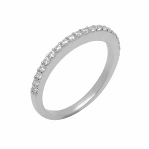 18k Solid Gold Simple Ladies Modern Infinity Ring D2160v - Royal Dubai Jewellers