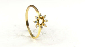 22k Ring Solid Gold ELEGANT Charm Ladies Band SIZE 7.5 "RESIZABLE" r2544mon - Royal Dubai Jewellers