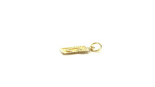 22k Pendant Solid Gold ELEGANT Classic Initial Square Pendant Letter C p3053 - Royal Dubai Jewellers