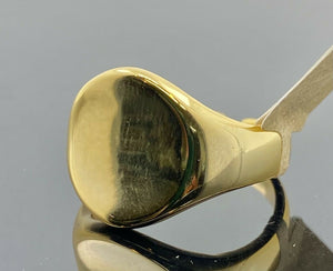 Solid Gold Ring Adjustable Signet SM21 - Royal Dubai Jewellers
