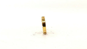 22k Ring Solid Gold Elegant Charm S link Design Ladies Ring Size R2029 mon - Royal Dubai Jewellers