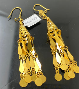 21k Solid Gold Simple High Polish Filigree e9739 - Royal Dubai Jewellers
