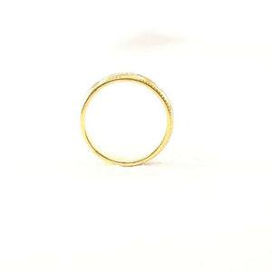 22k Ring Solid Gold ELEGANT Charm Classic Band SIZE 7.5 "RESIZABLE" r2141 - Royal Dubai Jewellers