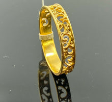 22k Ring Solid Gold ELEGANT Charm Ladies Band SIZE 11.5 "RESIZABLE" r2567mon - Royal Dubai Jewellers