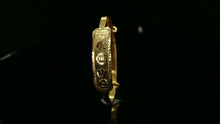 22k Bangle Solid Gold Simple Children Religious Sikh Diamond Cut Bangle cb1311 - Royal Dubai Jewellers
