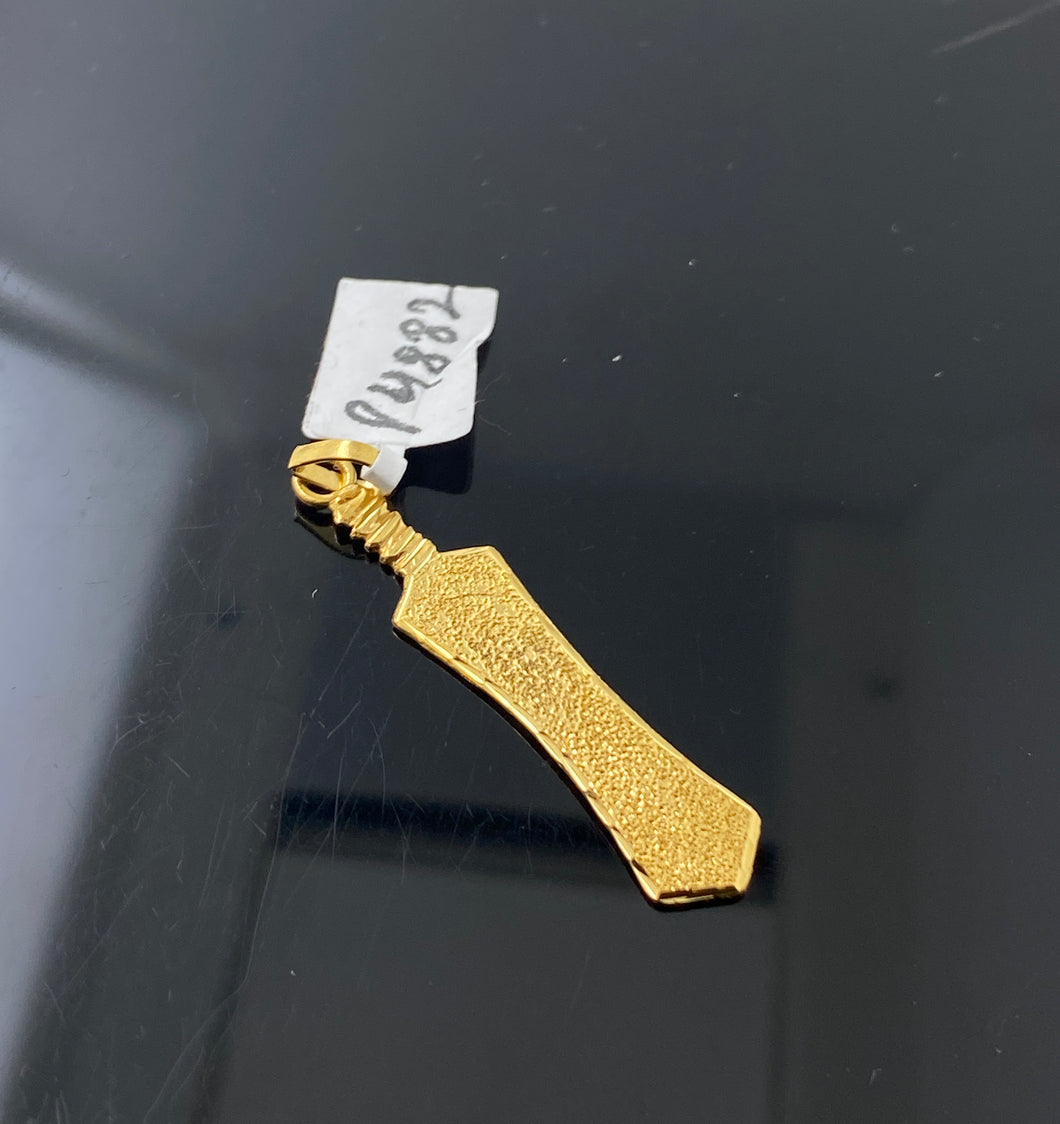 22K Solid Gold Sikhism Pendant P4882 - Royal Dubai Jewellers
