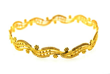 22k Solid Gold Ladies Bangle Classic Filigree Design br48 - Royal Dubai Jewellers