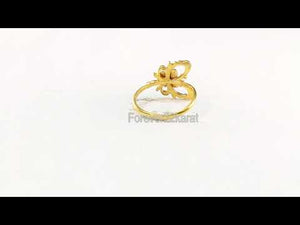 22k Ring Solid Gold ELEGANT Charm Ladies Band SIZE 8 "RESIZABLE" r2586mon