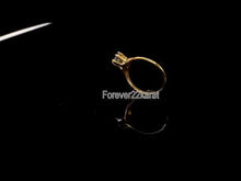 22k Ring Solid Gold ELEGANT Charm Mens Solitaire Band SIZE 4 "RESIZABLE" r2451