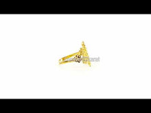 22k Ring Solid Gold ELEGANT Charm Ladies Floral Band SIZE 8 "RESIZABLE" r2382