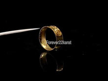 22k Ring Solid Gold ELEGANT Charm Designer Band SIZE 10 "RESIZABLE" r2338