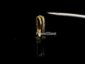 22k Ring Solid Gold ELEGANT Charm Ladies Thin Band SIZE 7.75 "RESIZABLE" r2390